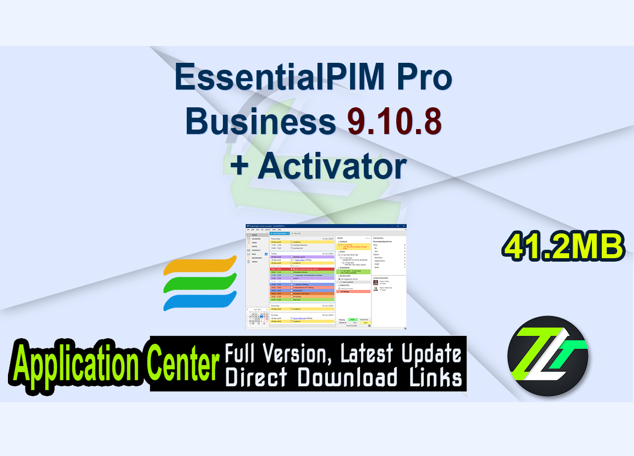 EssentialPIM Pro Business 9.10.8 + Activator