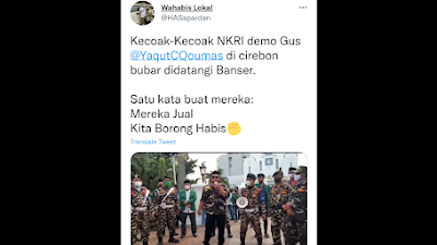 Banser Cirebon Meradang Lawan Pemfitnah Gus Yaqut: Mereka Jual Kita Borong