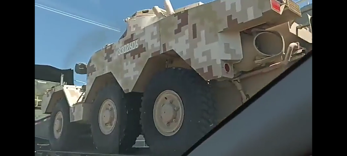 Llegan vehículos bélicos del Ejército Mexicano a Zacatecas