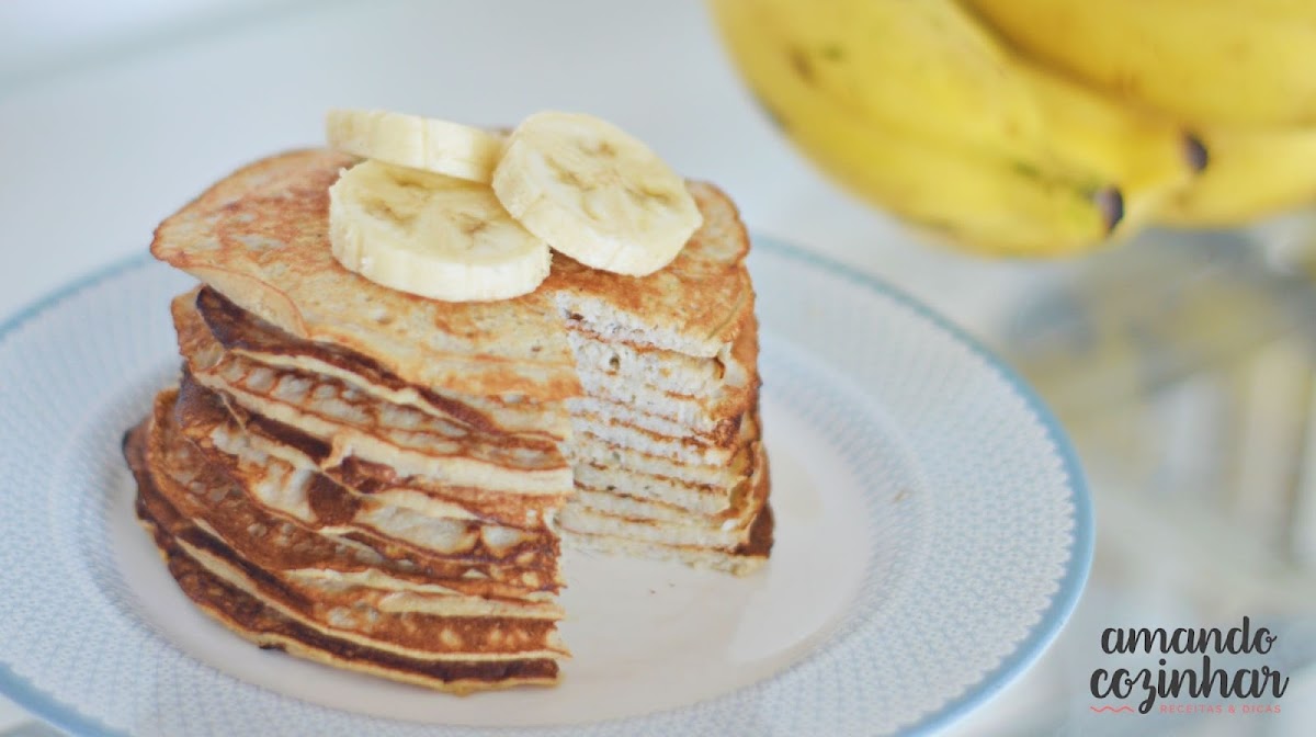 Panqueca de banana - Fácil e Rápida