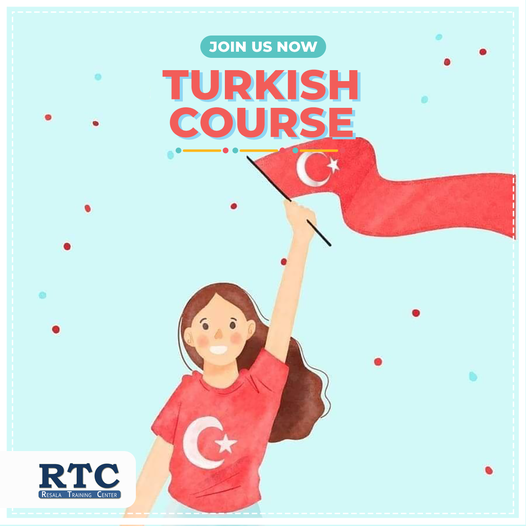كورس أونلاين مجاني في اللغة التركية من مركز رسالة للتدريب RTC
