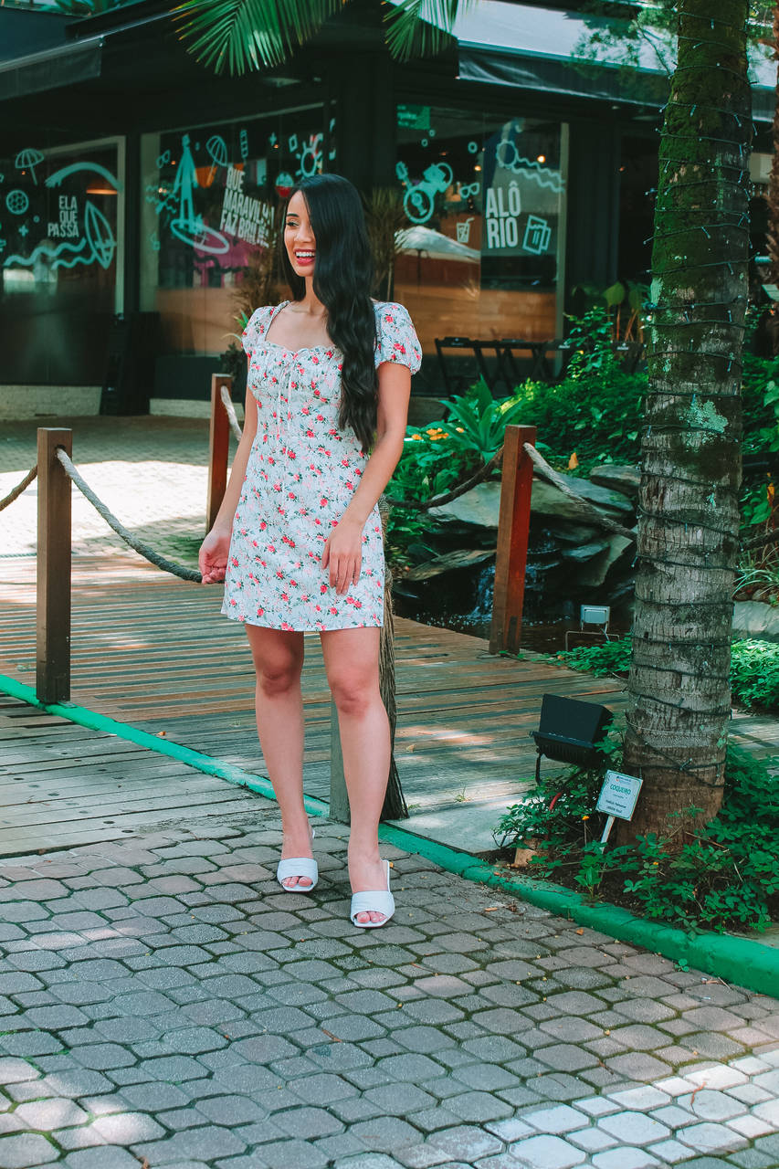 Look do Dia: Vestido Florido Shein