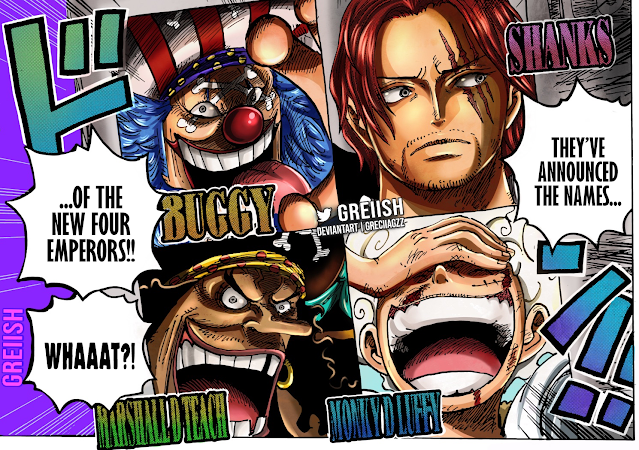 Review Manga One Piece 1053 susunan yonko baru