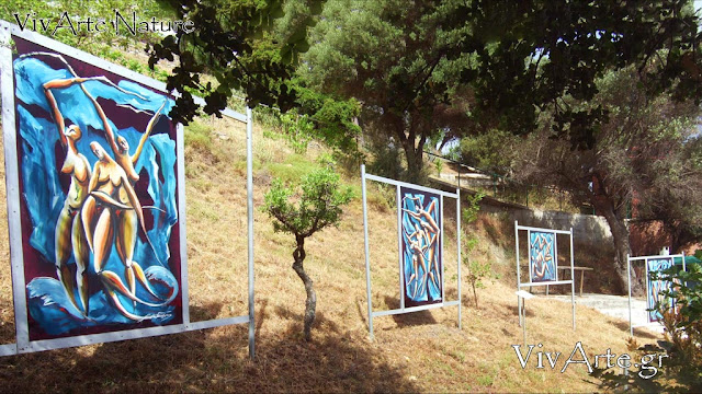 art installation- outdoor painting- sandra pons carreras