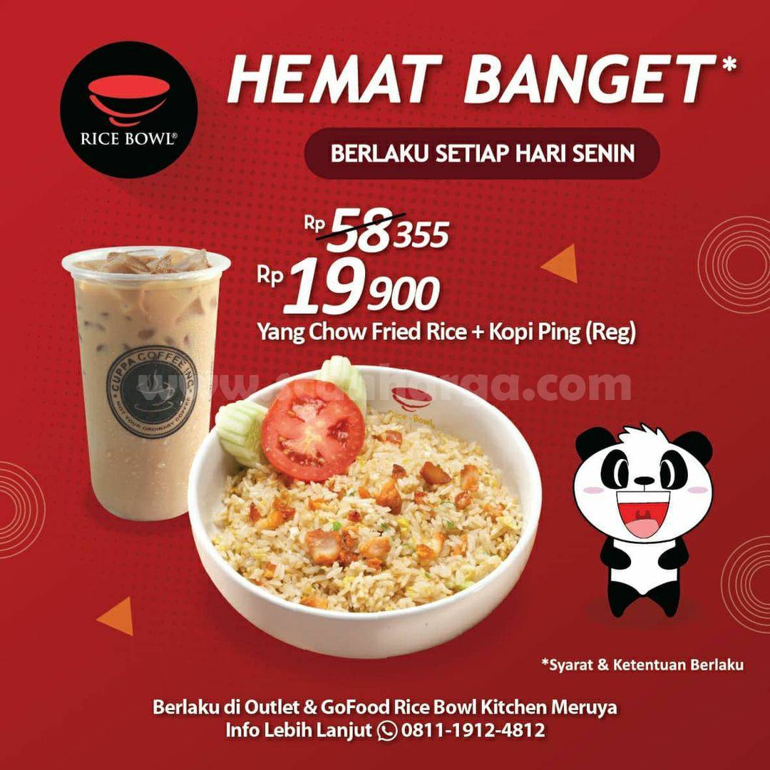 Promo RICE BOWL DISKON OKTOBER 2021