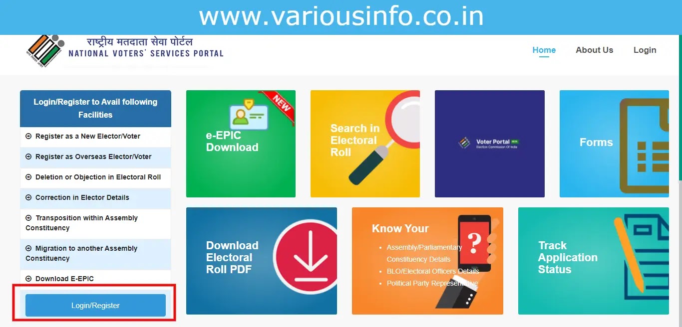 वोटर आईडी कार्ड ऑनलाइन कैसे बनाये - Hindi various info