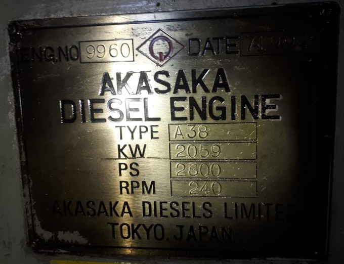 AKASAKA A38 DIESEL ENGINE