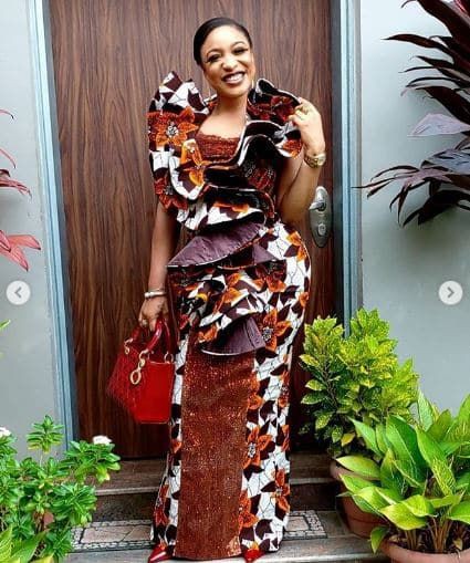 Tonto Dikeh Ankara Style Inspirations for Ladies