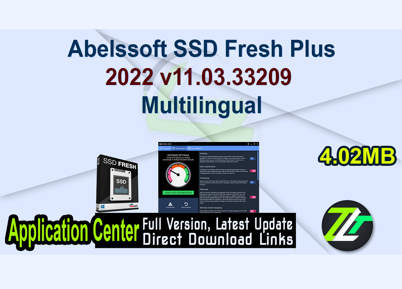 Abelssoft SSD Fresh Plus 2022 v11.03.33209 Multilingual