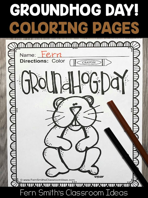 Click Here to Grab These Groundhog Day Coloring Pages For Your Boys and Girls Today!