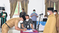Bupati Deli Sedang Lantik 2 Pejabat Eselon II Di Pemkab Deli Serdang.