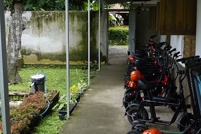 Penyewaan Skuter di Genthong Homestay Borobudur