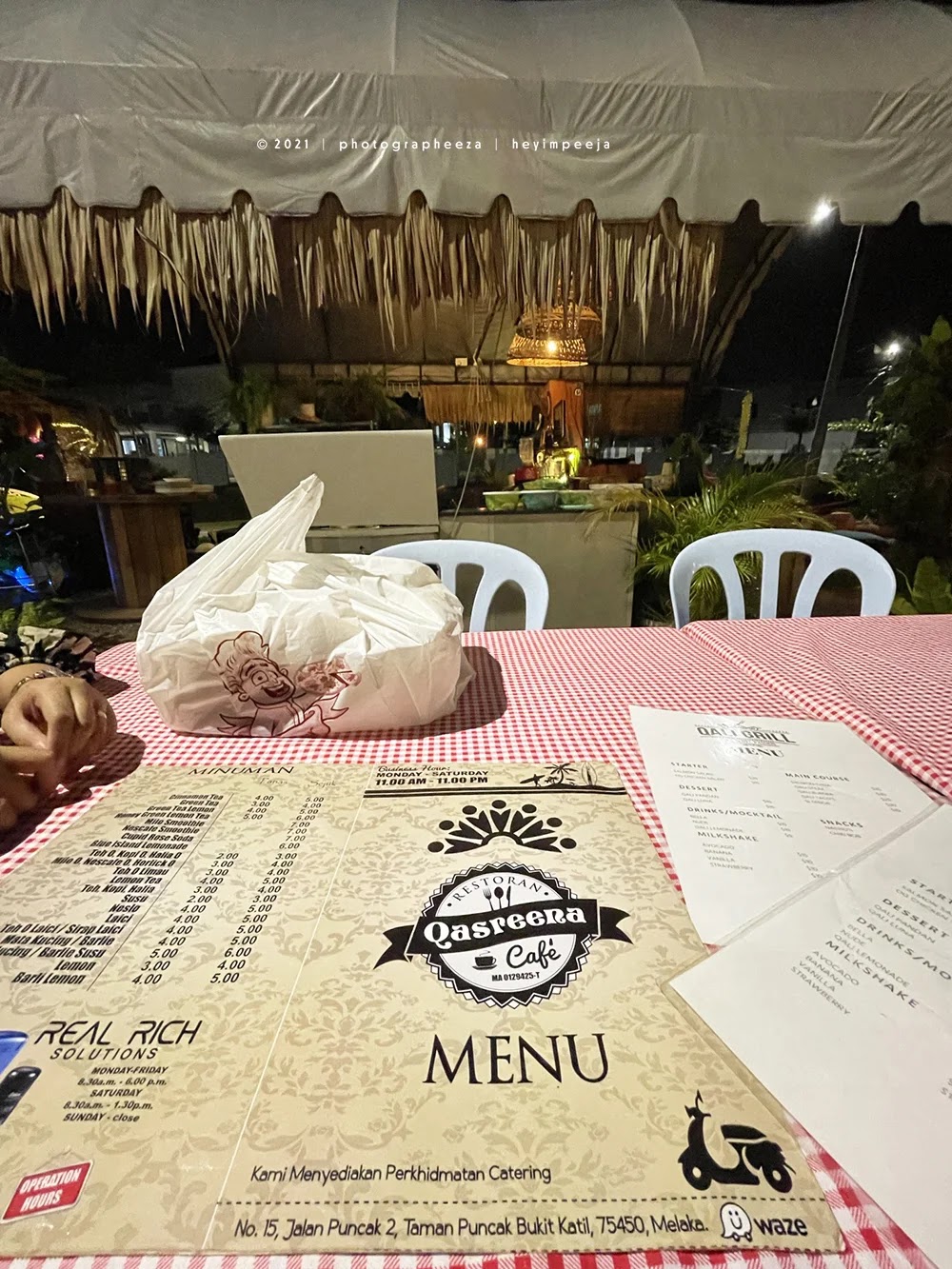 qasreena cafe melaka menu qasreena cafe bukit katil melaka menu