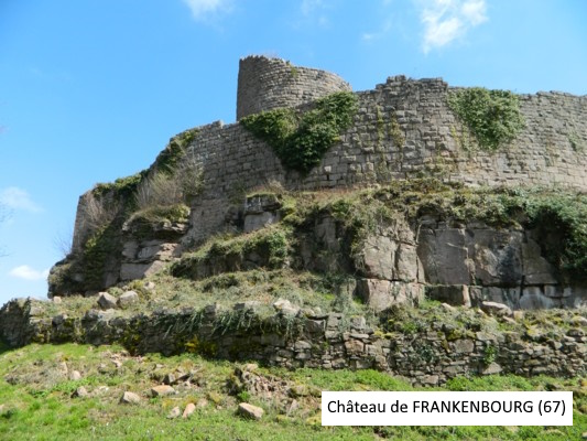 Châteaux-forts, abbayes, monuments antiques et personnages historiques de Lorraine et  d'Alsace