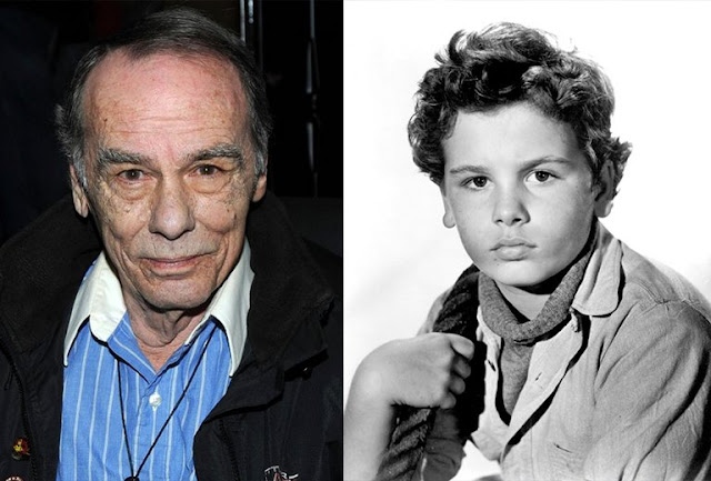 Dean Stockwell now and as a child