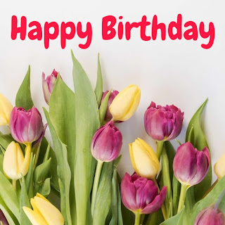 Happy Birthday Images with flower background