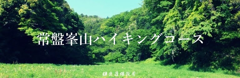常盤・峯山【鎌倉】ハイキングコース