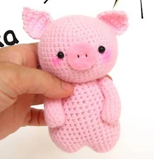 PATRON GRATIS CERDO AMIGURUMI 48805 🐷