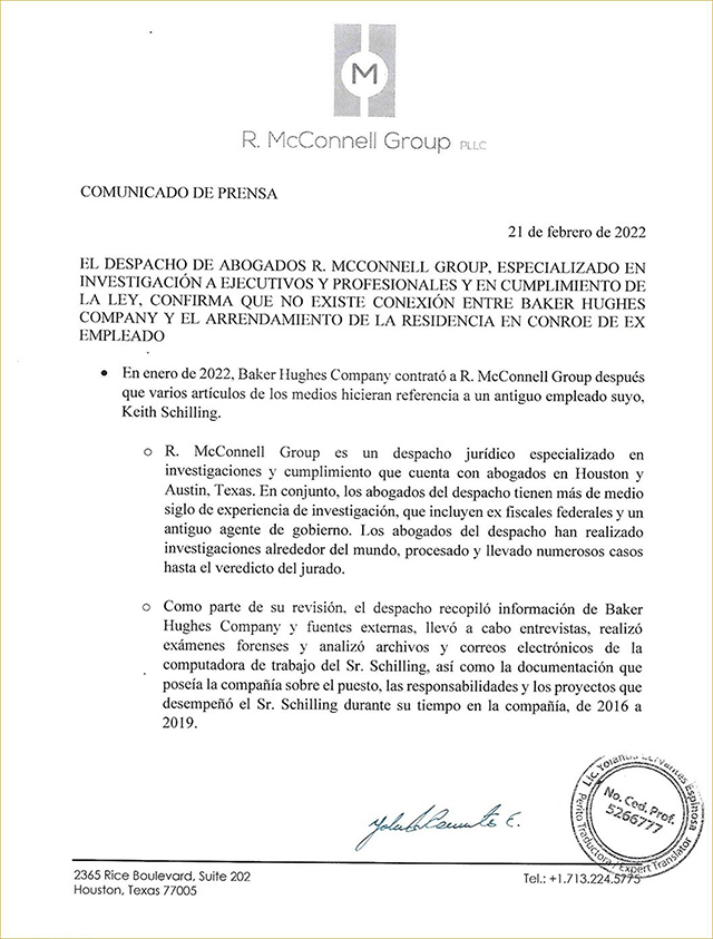 Recibe PEMEX el informe que se pondrá inmediatamente a disposición de la Fiscalía General de la República: Romero Oropeza