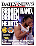 Knicks go front and back on Daily News