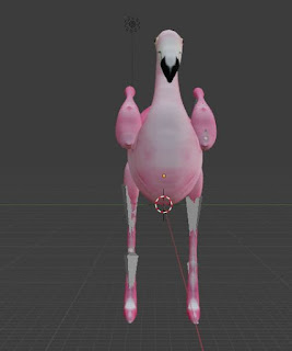 Flamingo bird rigged free 3d models