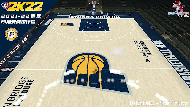 NBA 2K22 Indiana Pacers Updated Court 2021-2022 8K by SRT-Lebron