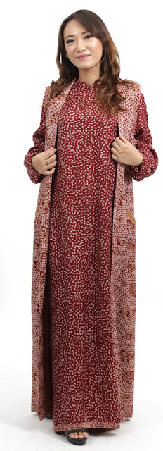 House of Kain - Long Dress Outer Batik Baby Fly