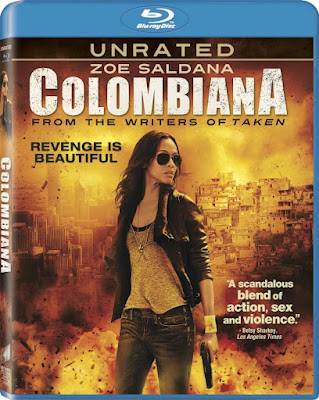 Colombiana 2011 Zoe Saldana Blu-ray