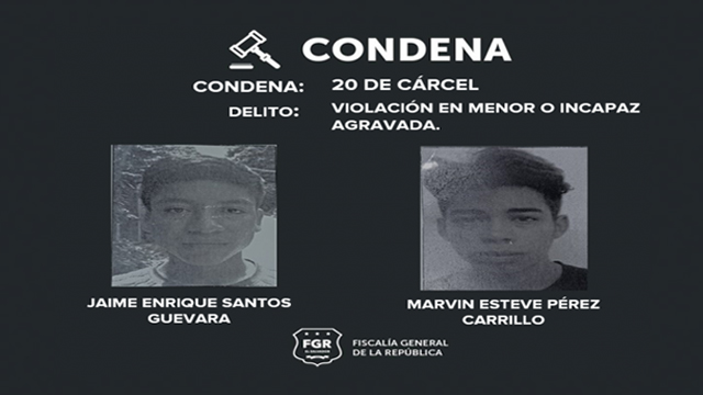 El Salvador: Jóvenes que violaron a estudiante son condenados a 20 años de cárcel