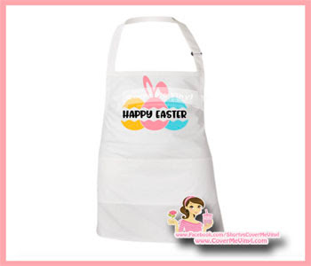 Happy Easter Eggs Apron