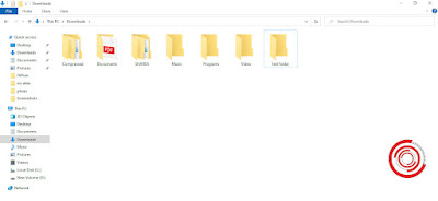 Berhasil merubah nama folder