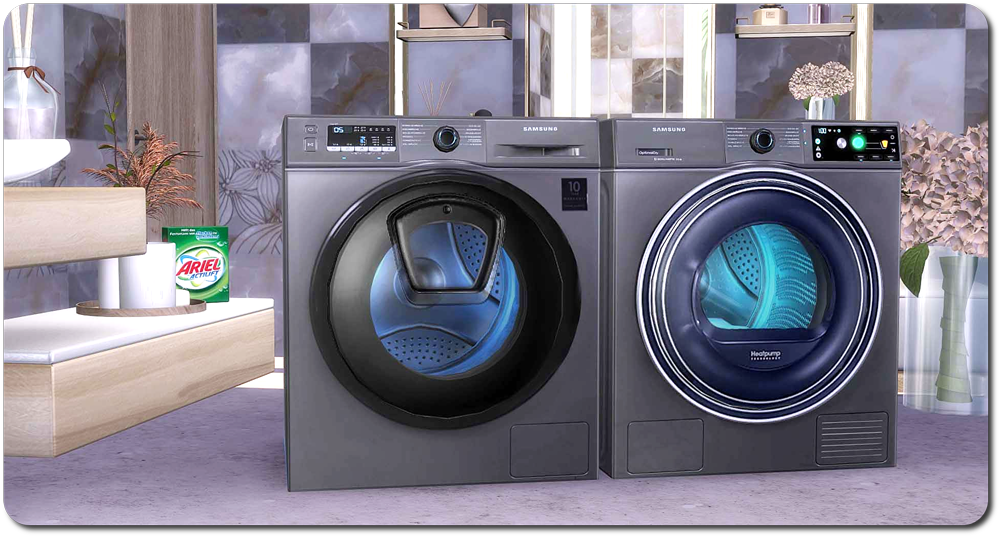 Sims4-Boutique ♔: ★ Samsung HeatPump Dryer ★