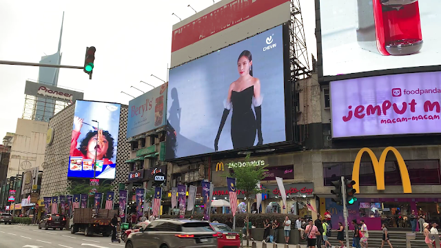 Bukit Bintang Above McDonald's Digital Billboard Advertising, Jalan Sultan Ismail KL LED Screen Ads, Bukit Bintang Street KL Digital OOH Advertising,