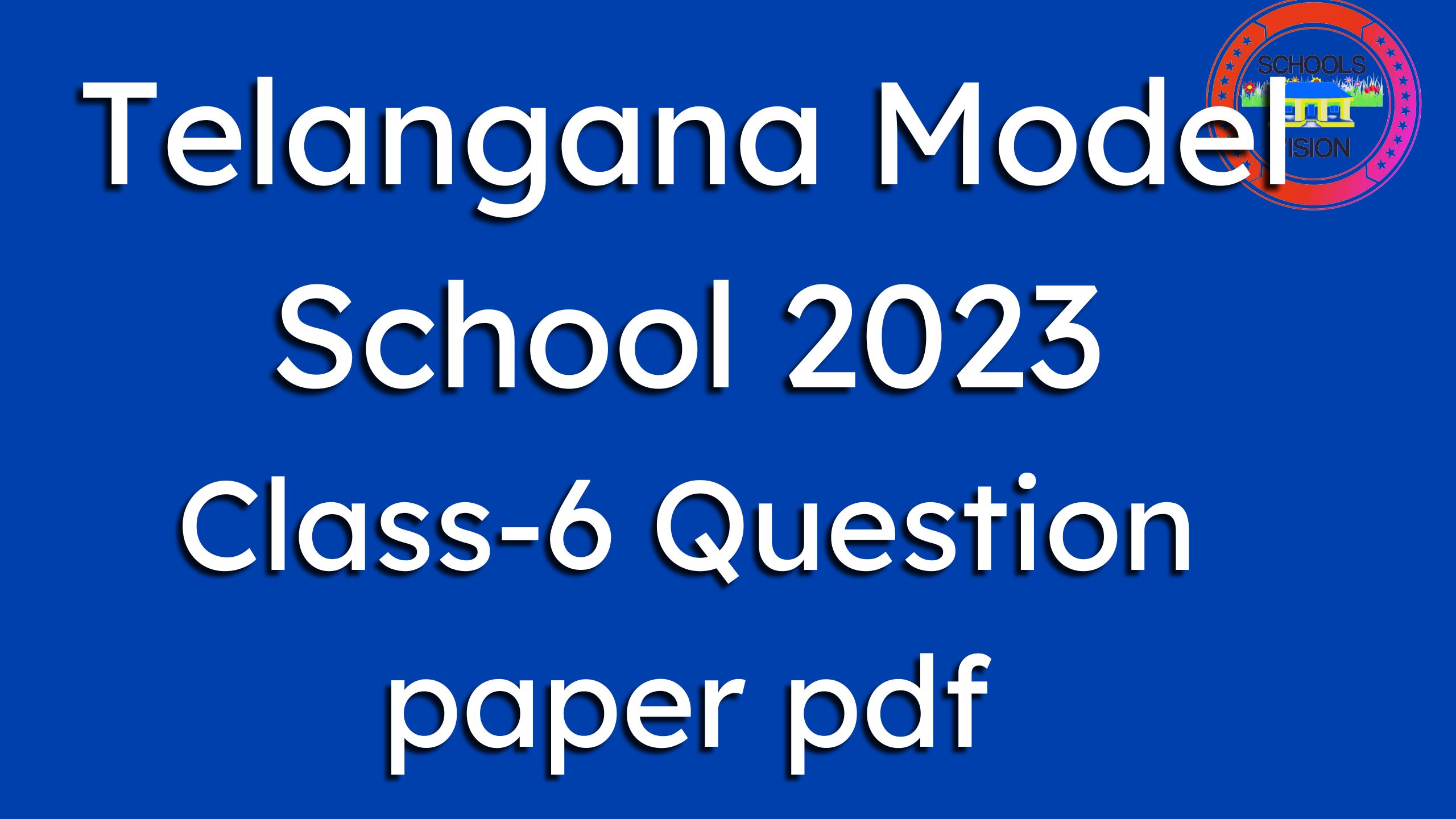 ts model school question papers