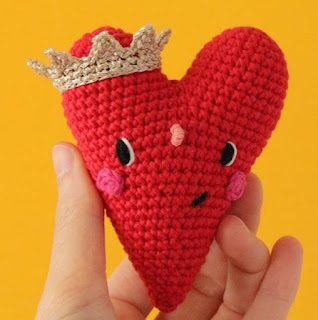 PATRON GRATIS CORAZON AMIGURUMI 48666 💖