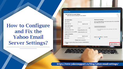 Yahoo email server settings