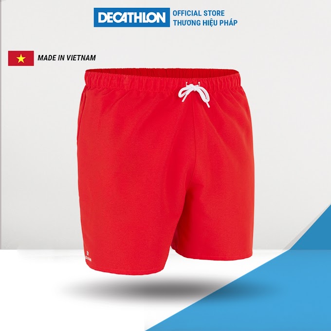 Mall Shop [ decathlon_vietnam ] Quần thể thao nam Decathlon OLAIAN hendaia đi biển - đỏ
