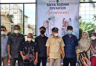 Dalam Upaya Membantu Pemerintah Dalam Percepatan  Vaksinasi  Di Jawa Barat : Korwil SEMMI JABAR Terus lakukan Gebyar Vaksinasi 