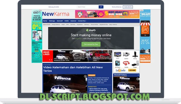 Download Newkarma Theme Premium WordPress Mirip Situs Detik.com