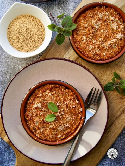 Gratin quinoa amarante IG bas - Recette facile rapide