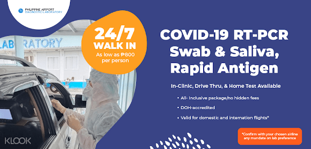 COVID-19 Saliva & Swab RT-PCR and Rapid Antigen Testing in Metro Manila