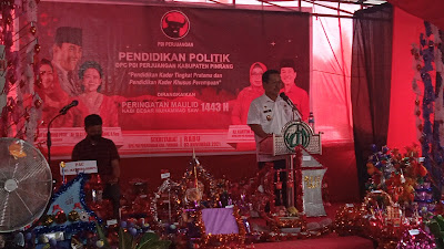 Lantunan Barasanji Warnai Acara Maulid Nabi Muhammad Saw Digelar DPC PDI-Perjuangan Kabupaten Pinrang