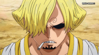 ワンピースアニメ 920話 ワノ国編 | ONE PIECE SANJI サン五郎 十八番そば