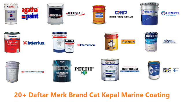 20+ Daftar Merk Brand Cat Kapal Marine Coating