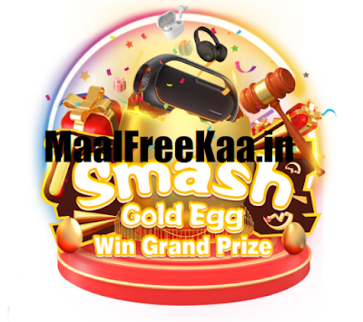 Smash Gold Egg Contest Win Free Party Speaker