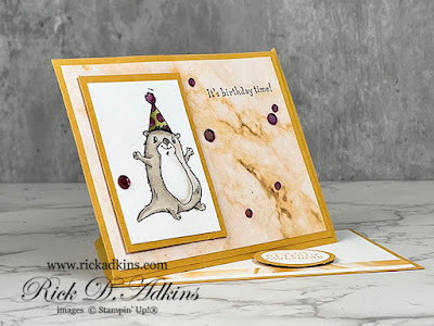 I have a fun Diagonal Fold Easel Card using the Awesome Otters Stamp Set to share with you today.  Click to read more and watch the video tutorial.