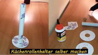 Hier zeigen wir euch Schritt für Schritt, wie man ganz einfach ein Küchenrollenhalter selber machen könnt. Preiswert und schnell einen Küchenrollenhalter basteln.