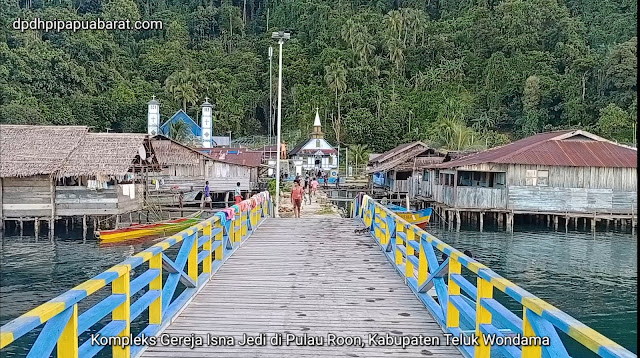 Gereja Isna Jedi di Distrik Yende, Teluk Wondama