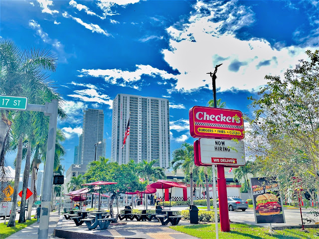 Biscayne Bay, Florida Travel, Florida Foodies, Checkers Burgers Florida