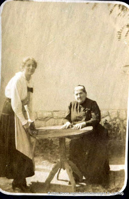 photo ancienne : un dimanche à la campagne vers 1890